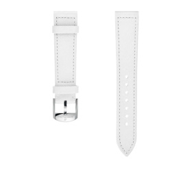 Bracelet Breitling cuir de veau blanc 18 MM