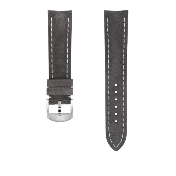Bracelet Breitling cuir de veau nubuck anthracite 20 MM