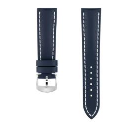 Bracelet Breitling cuir de veau bleu 21 MM