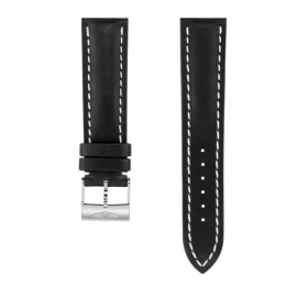 Bracelet Breitling cuir de veau Novonappa noir 22 MM