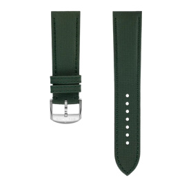 Bracelet Breitling cuir de veau vert militaire 22 MM