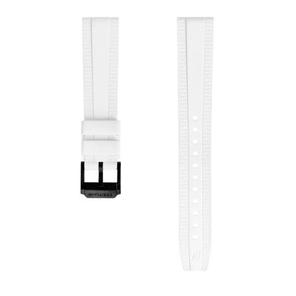 Bracelet Breitling caoutchouc Diver Pro blanc  18 MM