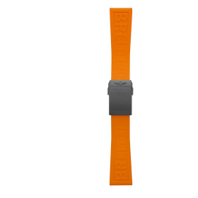 Bracelet Breitling caoutchouc TwinPro orange  24 MM
