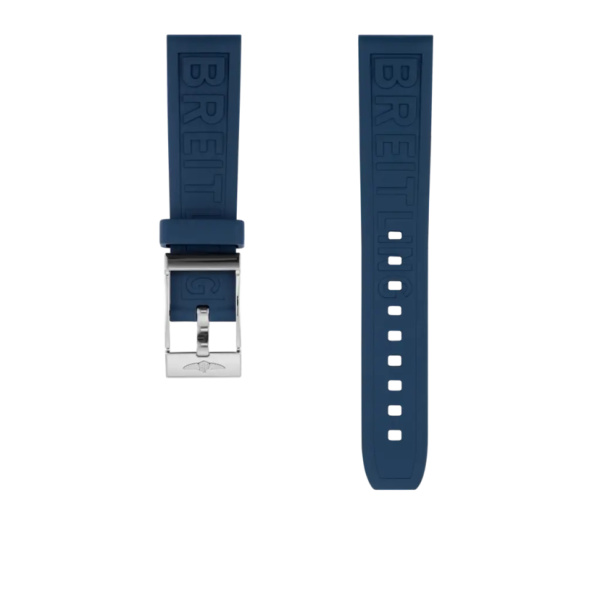 Bracelet Breitling caoutchouc Diver Pro bleu  20 MM