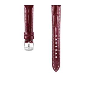 Bracelet Breitling Cuir Alligator bordeaux 16 MM