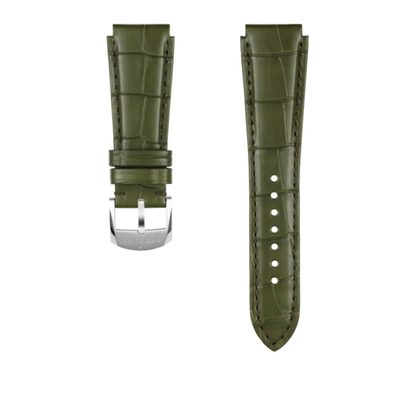 Bracelet Breitling Cuir Alligator vert 20 MM