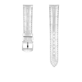 Bracelet Breitling Cuir Alligator blanc 18 MM