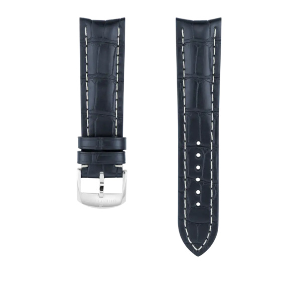 Bracelet Breitling Cuir Alligator bleu 22 MM