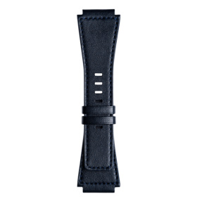 Bracelet Bell & Ross BR-03 41mm Cuir De Veau Bleu