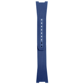 Bracelet Bell & Ross BR-05 Chrono Caoutchouc Strié Bleu