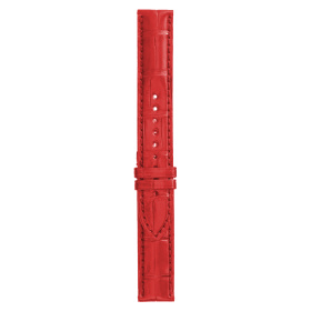Bracelet Bell & Ross WW1 Cuir Alligator De Couleur Rouge
