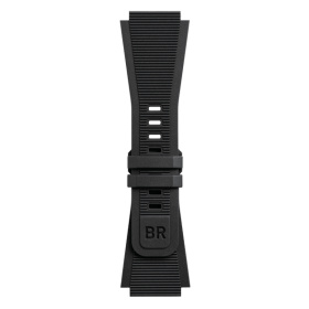 Bracelet Bell & Ross BR-03 Diver 42mm Caoutchouc Strié Noir