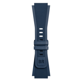 Bracelet Bell & Ross BR-03 Diver 42mm Caoutchouc Strié Bleu