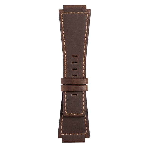 Bracelet Bell & Ross BR-03 42mm BR-01 BR-X1 Cuir Couleur Marron