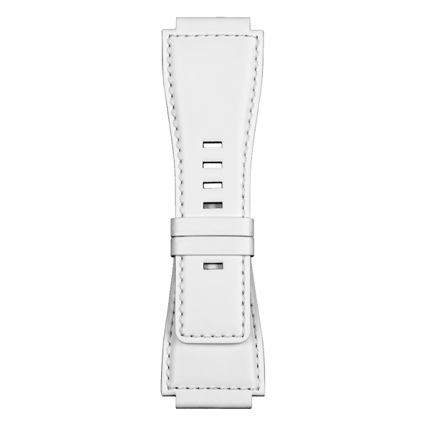 Bracelet Bell & Ross BR-03 42mm BR-01 BR-X1 Cuir Blanc