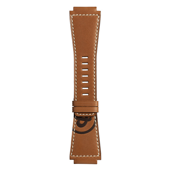 Bracelet Bell & Ross BR-03 42mm BR-01 BR-X1 Cuir Golden Heritage