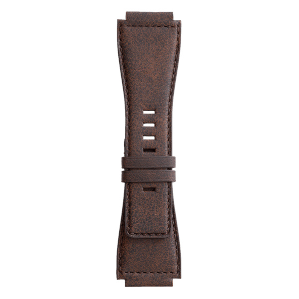 Bracelet Bell & Ross BR-03 42mm BR-01 BR-X1 Cuir Effet Vieilli Marron