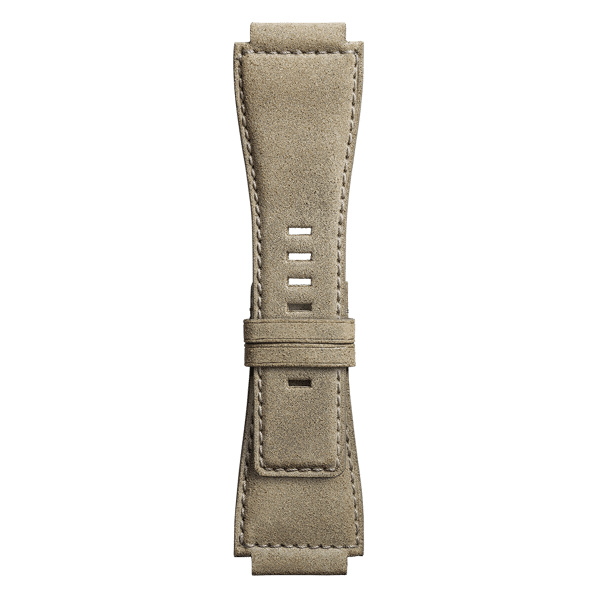 Bracelet Bell & Ross BR-03 42mm BR-01 BR-X1 Cuir Effet Vieilli Desert Type