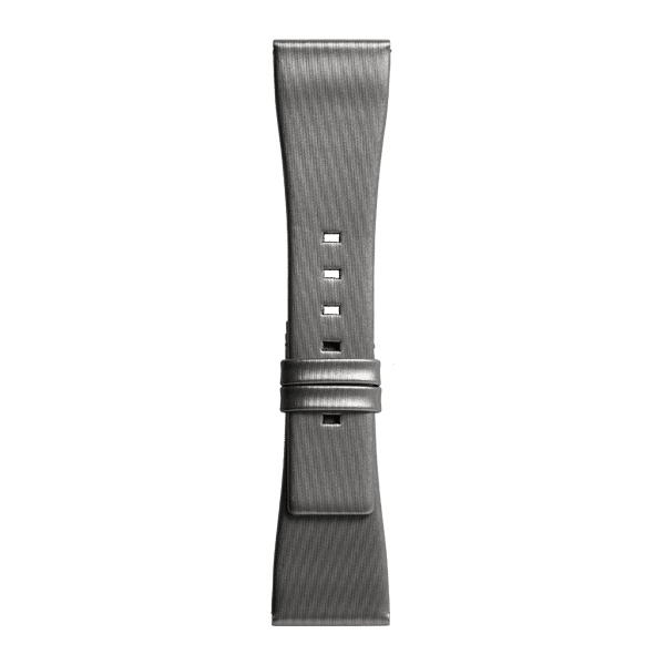 Bracelet Bell & Ross BR-S Cuir Façon Satin Gris Anthracite