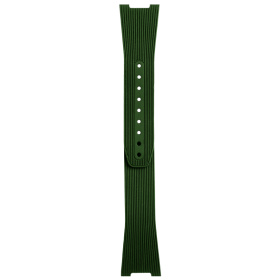 Bracelet Bell & Ross BR-05 Chrono Caoutchouc Strié Vert