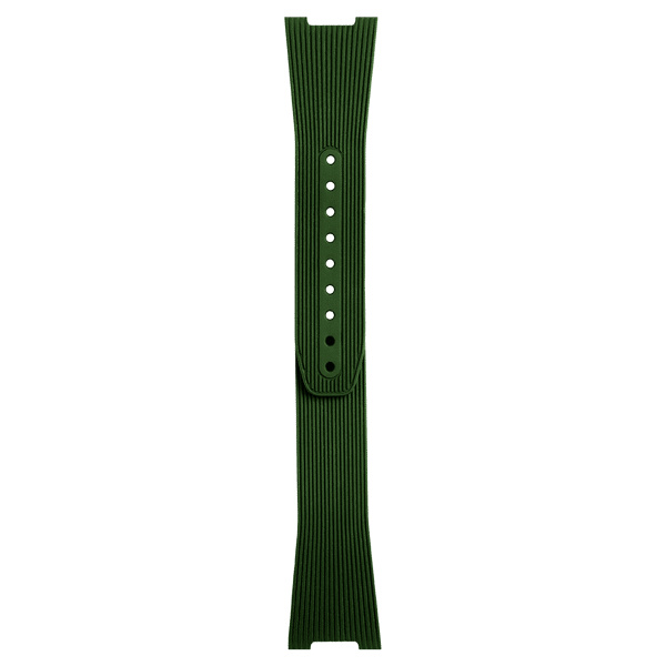 Bracelet Bell & Ross BR-05 Chrono Caoutchouc Strié Vert