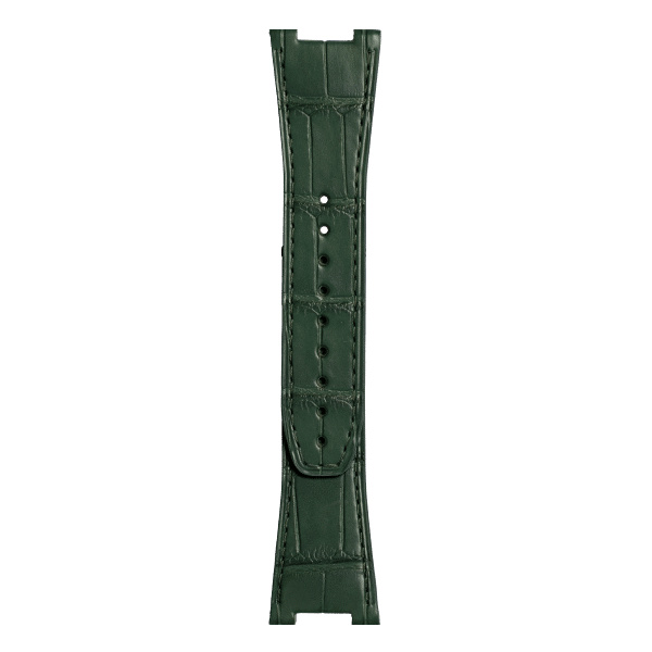 Bracelet Bell & Ross BR-05 Auto BR-05 GMT Cuir Alligator Vert