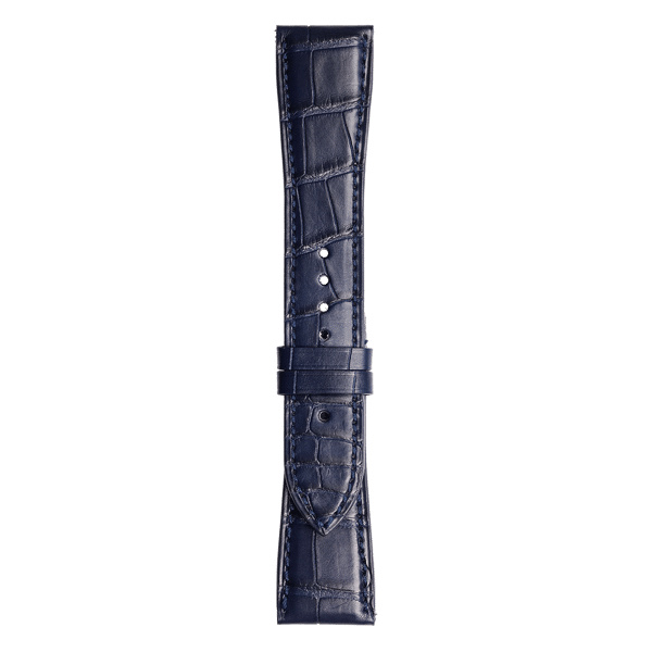 Bracelet Bell & Ross BR 123 BR 126 BR V2 BR V3 Cuir Alligator Bleu