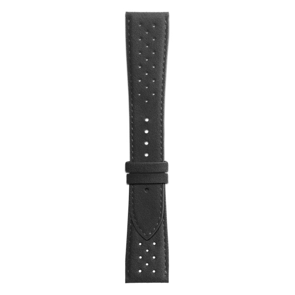 Bracelet Bell & Ross BR 123 BR 126 BR V2 BR V3 Alcantara Noir Perforé