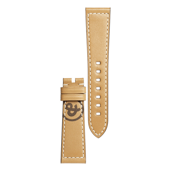 Bracelet Bell & Ross BR 123 BR 126 BR V2 BR V3 Cuir Couleur Naturelle