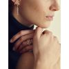 Boucles d'oreilles Stone Paris Babylone Or Noir & Diamants