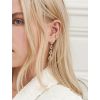 Boucle D'oreilles Stone Paris Belle Epoque Or Blanc et Diamants