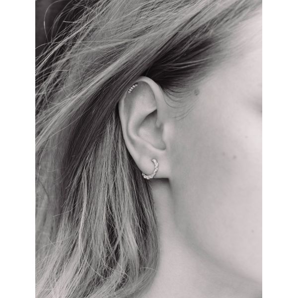 Boucles D'oreilles Stone Paris Blood Diamonds Or Jaune & Diamants