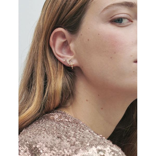 Boucles D'oreilles Stone Paris Blood Diamonds Or Jaune & Diamants