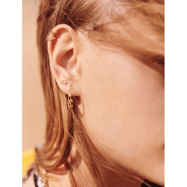 Boucle Unique Stone Paris Stardust Or Rose & Diamants