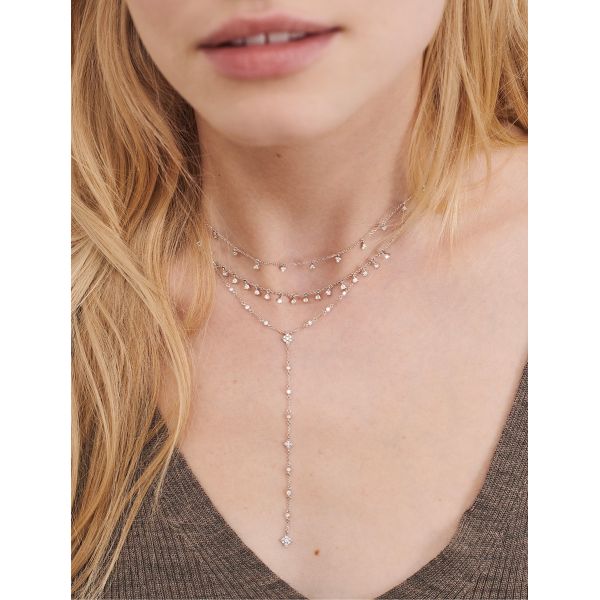 Collier Stone Paris Belle Epoque Or Noir & Diamants