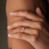 Bague Ginette NY Large Lonely Diamond Ring Or Rose