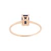 Bague Ginette NY Mini Midnight Blue Sandstone Ring Or Rose