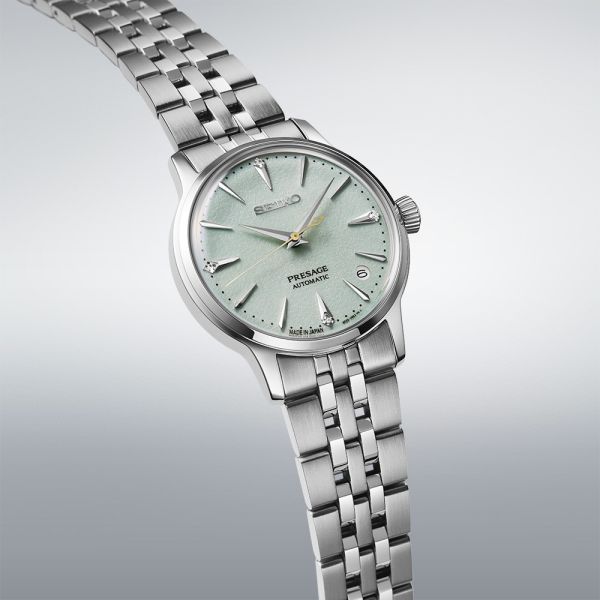 Montre femme Seiko Presage Cocktail SRPL63J1 Cadran Vert Clair