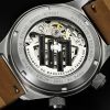 Montre Lip Type 14 41mm Automatique Cadran Noir Bracelet Cuir