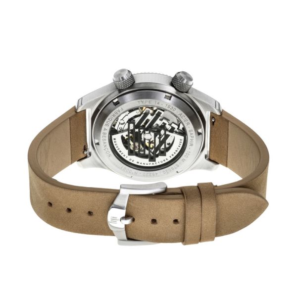 Montre Lip Type 14 41mm Automatique Cadran Noir Bracelet Cuir
