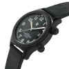 Montre Lip Type 14 41mm Automatique Cadran Noir Bracelet Cuir PVD Noir