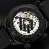 Montre Lip Type 14 41mm Automatique Cadran Noir Bracelet Cuir PVD Noir