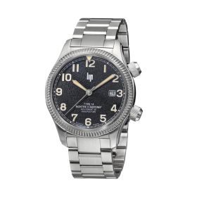 Montre Lip Type 14 41mm Automatique Cadran Noir Bracelet Acier
