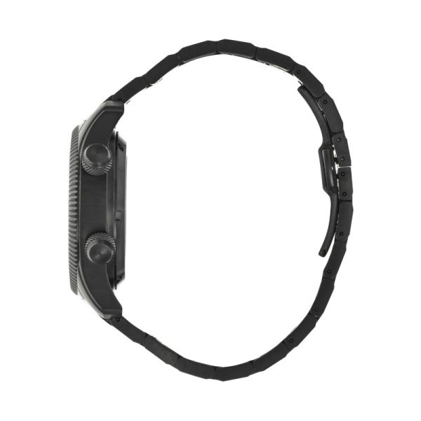 Montre Lip Type 14 41mm Automatique Cadran Noir Bracelet Acier PVD Noir