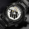 Montre Lip Type 14 41mm Automatique Cadran Noir Bracelet Acier PVD Noir
