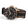 Montre Hamilton Khaki Navy Scuba automatic GMT 43mm bronze Cadran Noir