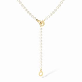 Collier Dinh Van 3 Menottes Or jaune Moyen Modèle Perles