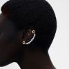 Boucle d'Oreille Dinh Van Menottes Or jaune Perles
