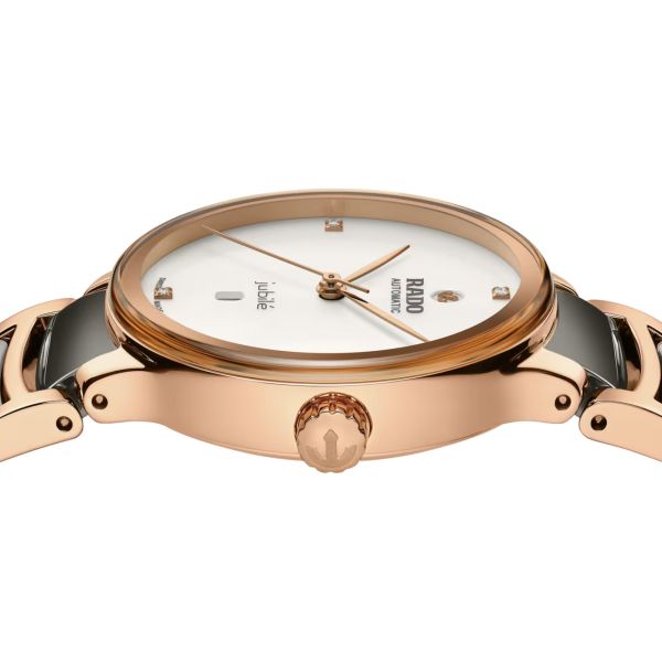 Montre Rado Centrix Automatic Diamonds Cadran Laqué Argen 30.5 mm
