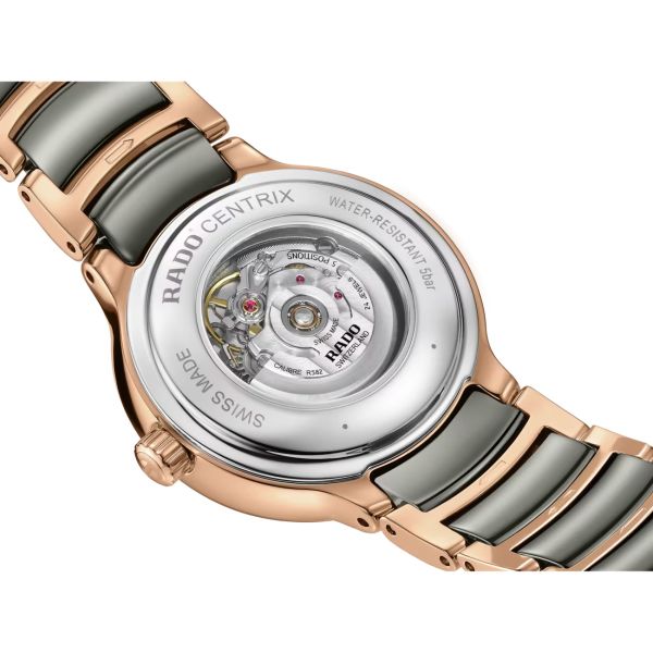 Montre Rado Centrix Automatic Diamonds Cadran Laqué Argen 30.5 mm